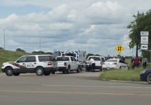 A suspect was shot near Wells St. in Edna on June 2 Photo by Jessica Coleman
