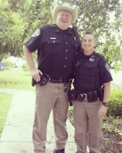 Deputies Joel Price and Jeremy Crull of the Jackson County Sheriff's Office